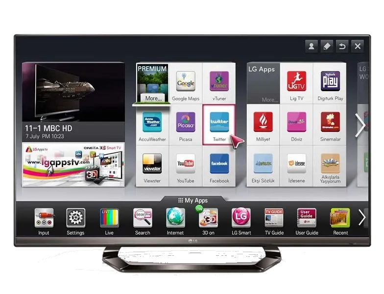 Замена блока питания LG 55LM640